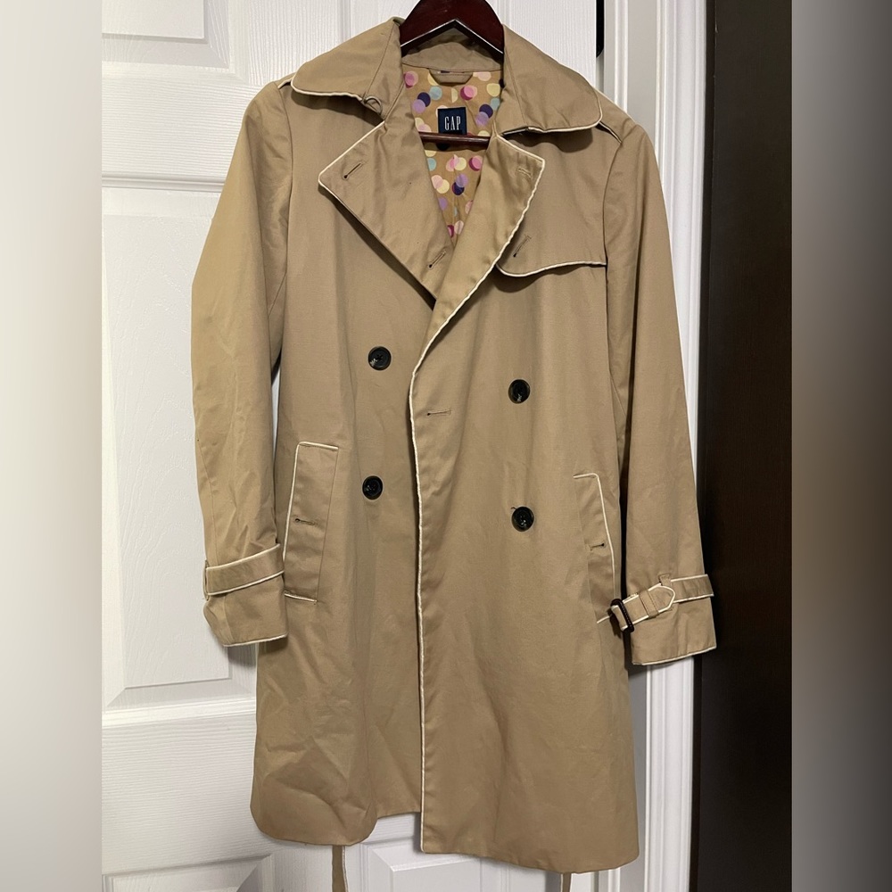Gap Tan Belted Trench Coat